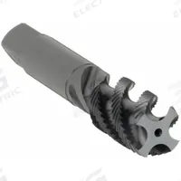 WIDIA GTD Spiral Flute Tap: 7/8"-9 UNC, H4 / 3B, 4 Flute, Semi-Bottoming Chamfer, Black Oxide Cobalt (MPN 5364714)