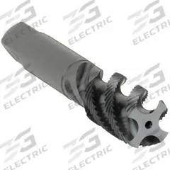 WIDIA GTD Spiral Flute Tap: 7/8"-9 UNC, H4 / 3B, 4 Flute, Semi-Bottoming Chamfer, Black Oxide Cobalt (MPN 5364714)