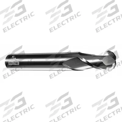 APPROVED VENDOR Ball End Mill: Carbide, 2 Flute, 3/8" Mill Dia, 2" LOC, 4" OAL (MPN CEM38BXL2) - General Purpose Carbide Ball End Mills