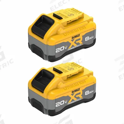 DEWALT Battery: 20V MAX*, 8 Ah, 2 Batteries Included - DEWALT Cordless Tool Batteries