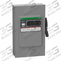 SCHNEIDER Safety Switch: Non-Fusible, 200 A, Three Phase, 600V AC/DC, Galvanized Steel, Indoor (MPN VHU364). Key specifications — attr867131: SCHNEIDER.