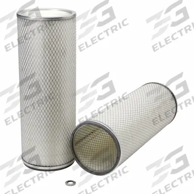 FLEETGUARD Air Filter: Round-Oval, Round, Axial Seal, 8 1/4 in Outside Dia - Round/Oval Engine Air Filters