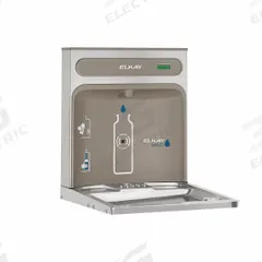 ELKAY Bottle Filler Retrofit Kit: Sensor, 18 7/8 in Ht, 17 7/8 in Wd, Stainless Steel, Gray, EMABF (MPN EMABFWS-RF). Key specifications — Compatible Product Type: EMABF; Brand: ELKAY; Includes: Basin With Drain Assembly.