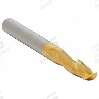 APPROVED VENDOR Square End Mill: Carbide, TiN Coated, 2 Flute, 5 mm Mill Dia, 16 mm LOC - General Purpose Carbide Square End Mills