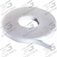 RIP-TIE Hook-and-Loop Cable Tie Roll: 75 ft Lg, 0.75 in Wd, 50 lb Tensile Strength, White (MPN W-75-MRL-W). Key specifications — Color: White; Material: Polyethylene; Brand: RIP-TIE.