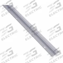 NATIONAL GUARD Door Weatherstripping: Brush, Screw-In Mounting, Nylon, 8 ft Overall Lg, Gray (MPN 9600A-96"). Key specifications — Color: Gray; Mounting Style: Screw-In; Seal Shape: Brush; Brand: NATIONAL GUARD; Material: Nylon.