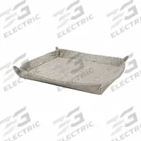 ENPAC Filter Spill Pad: Oil/Sediment, 4 ft x 4 ft, Box, 2 Pads, 3.5 gal Oil Capacity/EA, Gray, 2 PK (MPN 56-44-SPL). Key specifications — Color: Gray; Brand: ENPAC; Package Type: Box.