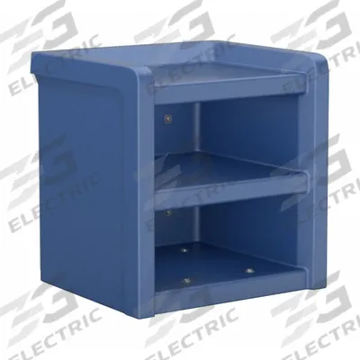 CORTECH Nightstand: Midnight Blue, 21 1/2 in Overall Ht, 21 in Overall Wd - Nightstands