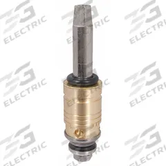 CHICAGO FAUCETS Cartridge: Use with Hot/Cold Water, Brass, Compression, (1) Cartridge (MPN 274-X245RJKABNF). Key specifications — For Water Temperature: Hot/Cold; Compatible Brand: Chicago Faucets; Product Type: Cartridge; Includes: (1) Cartridge; Material: Brass.