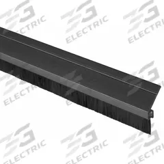 NATIONAL GUARD Door Weatherstripping: Brush Insert, 3 ft Lg, 1 1/4 in Wd, 1 3/16 in Ht (MPN A626DKB-36). Key specifications — Insert Material: Nylon; Flange Material: Aluminum; Brand: NATIONAL GUARD.