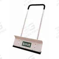 MANPLOW Snow Pusher: Plastic, 13 in Blade Lg, 32 in Blade Wd, 0.19 in Gauge, 48 in Handle Lg (MPN PRO32). Key specifications — Brand: MANPLOW; Handle Grip: U Handle.