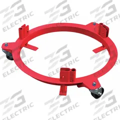 APPROVED VENDOR Drum Dolly: 750 lb Load Capacity, For 55 gal Container Capacity, Round, (3) Swivel (MPN 48J135). Key specifications — Caster/Wheel Configuration: (3) Swivel; For Container Capacity: 55 gal; Deck Shape: Round; Brand: APPROVED VENDOR.