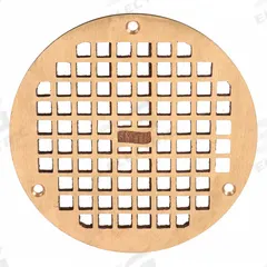 JAY R. SMITH MFG. CO Grate: A, Round, 6 1/2 in Overall Dia, 1/4 in Overall Ht, Bronze, Bronze (MPN A07PBG). Key specifications — Finish: Bronze; Brand: JAY R. SMITH MFG. CO; Color Family: Bronze.