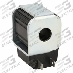 PARKER Cartridge Valve Coil: 2.21 in Overall Lg, 1.33 in Overall Wd, 1.56 in Overall Ht, 24V DC (MPN CCP024S). Key specifications
