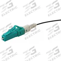 HUBBELL PREMISE WIRING Fiber Optic Connector: Connector LC, Std, 12pk Pack Size, 12 (MPN FCLC900K50GM12). Key specifications — attr922460: HUBBELL PREMISE WIRING; attr922461: Aqua; attr922466: Simplex; attr922475: OM3; attr1309930: 12pk.