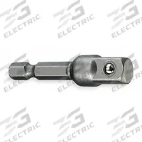 DEWALT Socket Adapter: 1/4 in Input Drive Size, Black Oxide, 1/4 in Output Drive Size, Square (MPN DW2541). Key specifications — attr1204900: Square; attr1204904: Locking Included; attr1204910: DEWALT; attr1204913: Black Oxide.