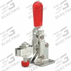 DE-STA-CO Toggle Clamp: Std Vertical Handle, Flange Base Mounting, 100 lbf Holding Capacity - Max (MPN 201-U). Key specifications — attr668198: DE-STA-CO; attr668630: Neoprene.
