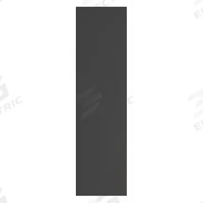 ASI GLOBAL PARTITIONS Partition Column: Phenolic, Matte, Black, 82 in Ht, 22 in Wd - Pilasters for Bathroom Partitions