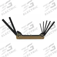 PROTO Hex Key Set: 1 - 5 Pieces, Folding, Metric, Std End, Short, 1 Pieces, Black Oxide, 7 Tips (MPN J4974). Key specifications — attr1205553: Not Tether Capable; attr1205554: PROTO; attr1205568: Black Oxide; attr1293176: 1 - 5 Pieces.