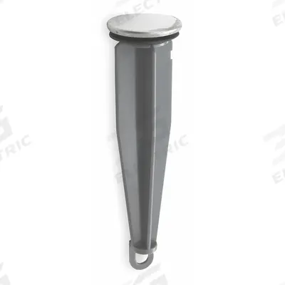 MOEN Drain Stopper: 1 3/8 in Overall Dia, Plastic, Chrome-Plated, Silver - Stoppers & Plugs for Sink Drains