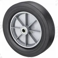 MARASTAR Solid Wheel: 12 in Wheel Dia., 2 29/32 in Wheel Wd, Rubber, 600 lb Load Capacity, Steel (MPN 40N439). Key specifications — Brand: MARASTAR; Tire Sidewall Number: 12x3.