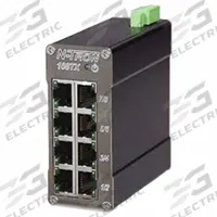 RED LION Ethernet Switch: Unmanaged, DIN Rail, 8 Ports, RJ45, 10/100 Base-TX/1.6 Gbps, IP30 (MPN 108TX). Key specifications — Port Type: RJ45; Manufacturer Part Number: 108TX; Brand: RED LION; Features: Store-and-Forward Technology; IP Rating: IP30; Maximum Input Voltage: 30V DC; Mounting Location: DIN Rail; Network Interface: 1.6 Gbps.