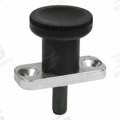 JW WINCO Indexing Plungers - Plate Mount: 8 mm Plunger Wd - Nonlocking Vertical-Mount Pull-Knob Indexing Plungers