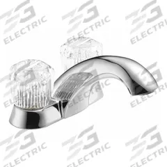 DELTA FAUCET COMPANY Low Arc Bathroom Faucet: Delta Commercial, Metal, Chrome Finish, Centerset, Arc (MPN 2502LF). Key specifications — Includes: Mounting Hardware; Brand: DELTA FAUCET COMPANY; Series: Delta Commercial.