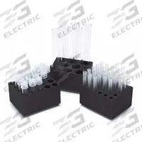 OHAUS Modular Block: Anodized Aluminum, 1 7/8 in Overall Wd, 2 3/4 in Overall Lg, 30 Wells, 250 mL (MPN 30400163). Key specifications — Product Type: Dry Bath Block; Includes Thermometer Well: Yes; Material: Anodized Aluminum; Volume Capacity: 250 mL; Brand: OHAUS.