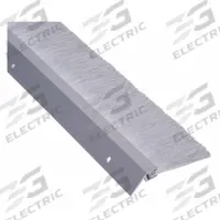 NATIONAL GUARD Door Weatherstripping: Brush Insert, 7 ft Lg, 2 7/8 in Wd, 2 in Ht (MPN G622A-84"). Key specifications — Insert Material: Nylon; Flange Material: Aluminum; Brand: NATIONAL GUARD.