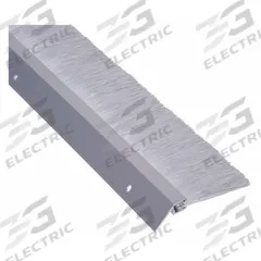 NATIONAL GUARD Door Weatherstripping: Brush Insert, 7 ft Lg, 2 7/8 in Wd, 2 in Ht (MPN G622A-84"). Key specifications — Insert Material: Nylon; Flange Material: Aluminum; Brand: NATIONAL GUARD.