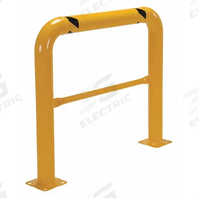VESTIL Mach And Rack Guard: 42 5/8 in Top Rail Ht, 7/8 in Mounting Hole Dia - Low-Profile Pipe-Style Guardrails