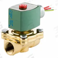 REDHAT Solenoid Valve: 2-Way, Normally Closed, 3/8 in Pipe Size, 24V DC, Watertight, High Flow (MPN 8210G001LF 24/DC). Key specifications — Pipe Size: 3/8 in; Voltage: 24V DC; Brand: REDHAT; Coil Enclosure: Watertight.