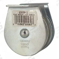 APPROVED VENDOR Pulley Block: Pulley Block, Mounted, Upright Mount, 600 lb Working Load Limit, Steel (MPN 02058-2-C). Key specifications — Operation: Pulling; Brand: APPROVED VENDOR; Housing Material: Carbon Steel; Sheave Material: Steel.