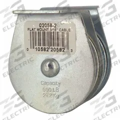 APPROVED VENDOR Pulley Block: Pulley Block, Mounted, Upright Mount, 600 lb Working Load Limit, Steel (MPN 02058-2-C). Key specifications — Operation: Pulling; Brand: APPROVED VENDOR; Housing Material: Carbon Steel; Sheave Material: Steel.