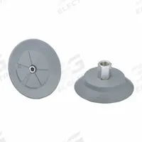 SCHMALZ Vacuum Pad Assembly: G1/4 in, 98.1 mm Pad Dia, NBR, 55 A, Gray, 35.4 mm Pad Ht (MPN 10.01.01.14065). Key specifications — attr1019168: 55 A; attr1019165: 10.01.01.14065; attr1019167: SCHMALZ; attr1019180: Gray.