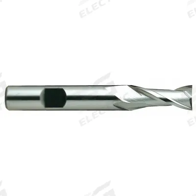 YG-1 Square End Mill: High Speed Steel, TiCN Coated, 2 Flute, 3/4" Mill Dia - General Purpose High-Speed Steel Square End Mills