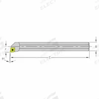 ULTRA-DEX USA Indexable Boring Bar: HM10Q SCLPL2 (MPN 940-000-065). Key specifications — attr257292: HM10Q SCLPL2.