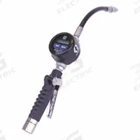 GRACO EM SERIES EM8 VALVE: Manual, Digital, 8 gpm Max. Flow Rate, Pressure Activated, Rubber, Black (MPN 25C904). Key specifications — Nozzle Body Material: Stainless Steel; Brand: GRACO; Spout Material: Rubber; Nozzle Extension Type: Flexible; Wetted Materials: Acetal/Aluminum/Carbon Steel/Geolast®/Nitrile Rubber/Stainless Steel.