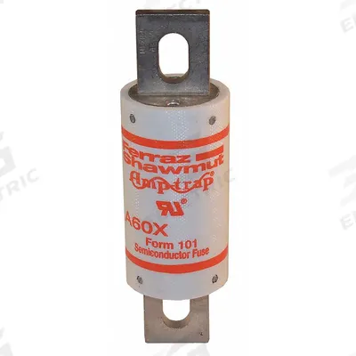 MERSEN Semiconductor Fuse: A60X Series, Fast-Acting, 300 A, 600 V AC - Fast-Acting Bolt-On Fuses
