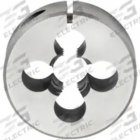 CLE-LINE Round Threading Die: 5/8"-18 UNF, 1 1/2 in OD, Adj, High Speed Steel (MPN C65885)