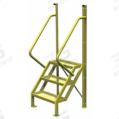 TRI-ARC Configurable Platform Ladder: 6.8 ft Overall Ht, 30 in Overall Wd, 20 in Overall Dp - Base Ladders & Stairs