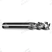 APPROVED VENDOR Square End Mill: Carbide, GMX-35 Coated, 4 Flute, 3/8" Mill Dia, 1-1/4" LOC, 3" OAL (MPN GM38FL4)