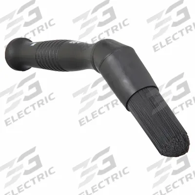 OIL EATER Parts Washer Brush: Angled, Nylon, Plastic, 10 3/4 in Overall Lg, AOPW25113 - Flow-Through Parts Washing Brushes