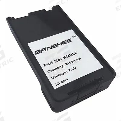 BANSHEE Radio Battery: Fits Kenwood, 2,100 mAh, Nickel-Metal Hydride - Kenwood-Compatible Batteries