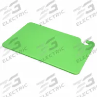 SAN JAMAR Cutting Board: 18 in Overall Lg, 12 in Overall Wd, Green, Co-Polymer, NSF Certified (MPN CB121812GN). Key specifications — Color: Green; Brand: SAN JAMAR; Material: Co-Polymer; NSF Certified: Yes.