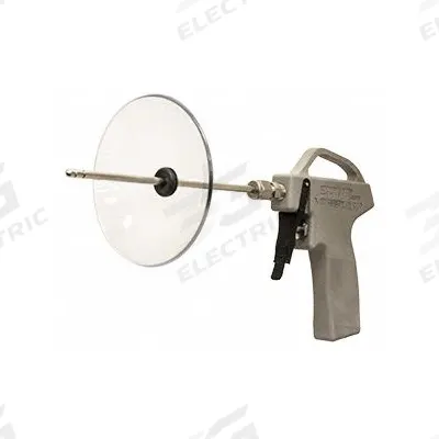 EXAIR Air Gun: Ergonomic Grip, Cast Aluminum, 1/4 in Female NPT, 12 in Actual Extension Lg - Pistol-Grip Air Guns