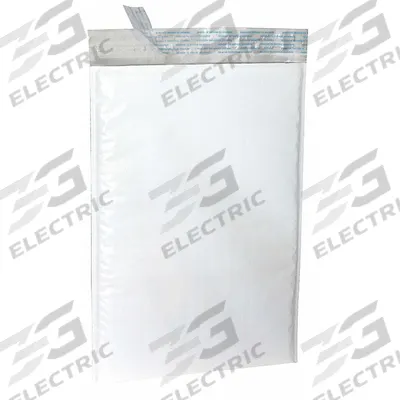 APPROVED VENDOR Mailer Envelopes: 5 in x 10 in, 5 in x 9 in, #00, 3/16 in Bubble Size, White - Poly Bubble Mailers