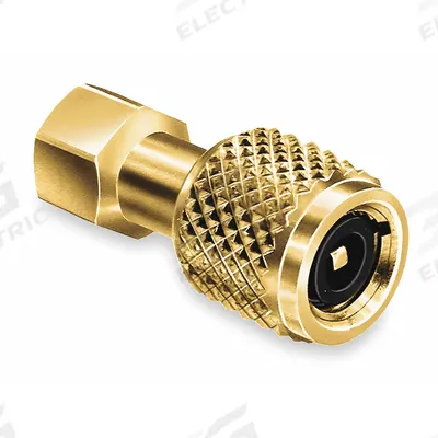 JB INDUSTRIES Quick Coupler: 3 in Lg, 180° Angle, Input 1/4 in Female SAE Right-Hand - Manifold Hose Adapters, Couplers & Unions