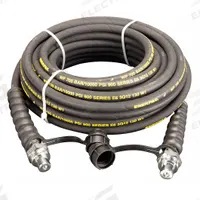 Hydraulic Hose Assembly: 1/4 in ID, CH604 x CH604, 50 ft Lg, Black, 3/8 in x 3/8 in Fitting Size (MPN HC9250C). Key specifications — Hose Color: Black; Hose Tube Material: Rubber; Fitting Type: CH604 x CH604; Manufacturer Part Number: HC9250C; Brand: ENERPAC.